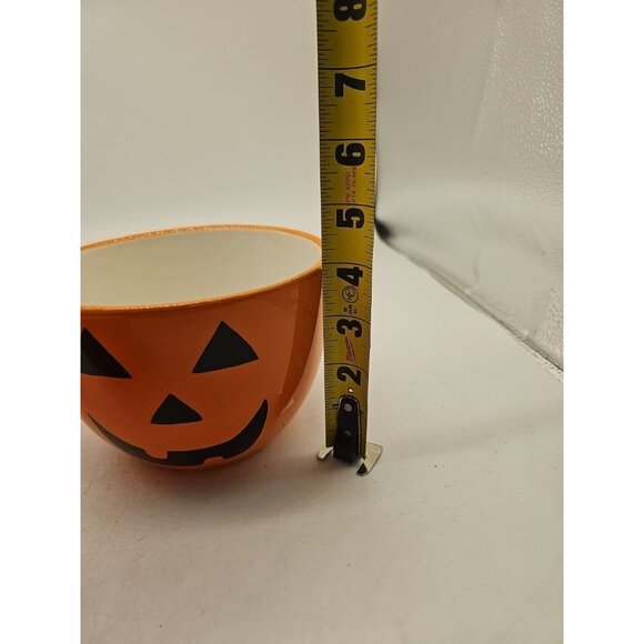 Lot Of 3 ND Exclusive Ceramic Cream Pumpkin Bowls HALLOWEEN / FALL DECOR - Picture 4 of 7